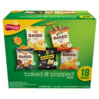 Frito Lay Snacks, Baked & Popped Mix, 18 Each