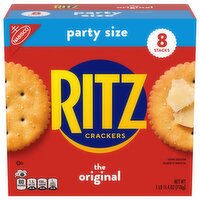 RITZ Original Crackers, Snacks for Kids and Adults, Lunch Snacks, Party Size, 27.4 Ounce