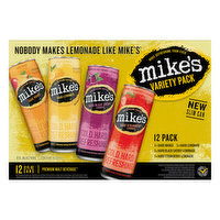 Mike's Beer, Malt Beverage, Premium,Variety Pack, 12 Pack, 12 Each