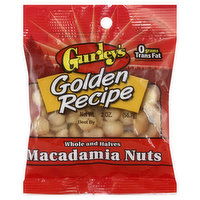 Gurley's Golden Recipe Macadamia Nuts, Whole and Halves, 2 Ounce