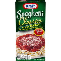 Kraft Spaghetti Classics Tangy Italian Spaghetti, Spices, & Parmesean Cheese Meal Mix, 8 Ounce