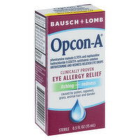 Opcon-A Eye Drops, Sterile, Eye Allergy Relief, 0.5 Fluid ounce