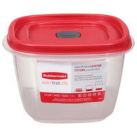 Rubbermaid EasyFindLids Lids and Bases, 7.0 Cup, 1 Each