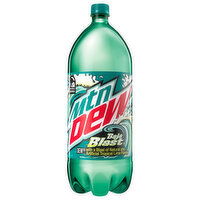 Mtn Dew Baja Blast Soda, Tropical Lime Flavor, 2.1 Quart