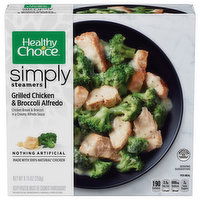 Healthy Choice Simply Steamers Grilled Chicken & Broccoli Alfredo, 9.15 Ounce