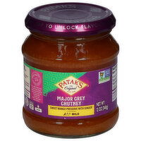 Patak's Chutney, Major Grey, Mild, 12 Ounce