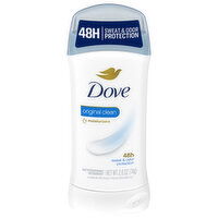 Dove Antiperspirant Deodorant, Original Clean, 2.6 Ounce