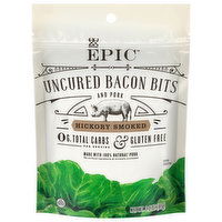 Epic Bacon Bits and Pork, Hickory Smoked, Uncured, 3 Ounce