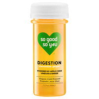 So Good So You Probiotic Juice Shot, Clementine Ginger, Digestion, 1.7 Fluid ounce