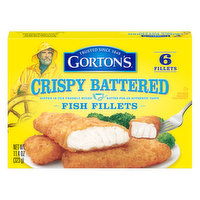 Gorton's Fish Fillets, Crispy Battered, 6 Each