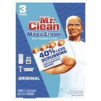 Mr. Clean Mr. Clean Magic Eraser Sponge, All Purpose Cleaner, Original, 3ct, 3 Each