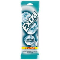 Extra Gum, Sugar Free, Polar Ice, 3 Packs, 3 Each