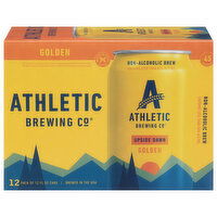 Athletic Brewing Co Upside Dawn Golden Beer, 12 Each