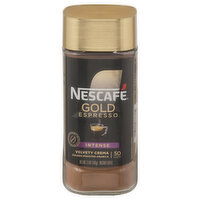 Nescafe Gold Espresso Coffee, Instant, Golden Roasted Arabica, Velvety Crema, Intense, 3.5 Ounce