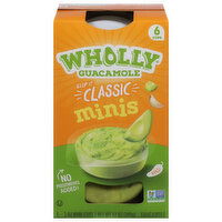 Wholly Guacamole Guacamole, Classic, Mild, Minis, 6 Each