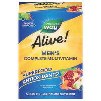 Nature's Way Alive! Complete Multivitamin, with Superfood Antioxidants, Men's, Tablets, 50 Each