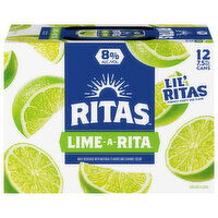 Ritas Malt Beverage, Lime-A-Rita, 12 Each