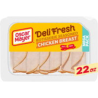 Oscar Mayer Deli Fresh Rotisserie Seasoned Chicken Breast Sliced Lunch Meat Mega Pack, 22 Ounce