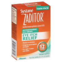 Zaditor Antihistamine Eye Drops, Eye Itch Relief, Twin Pack, 2 Each