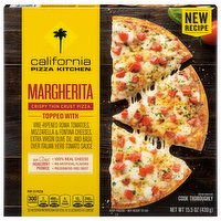 California Pizza Kitchen Pizza, Crispy, Thin Crust, Margherita, 15.5 Ounce