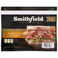 Smithfield Ham, Honey, Thinly Sliced, 16 Ounce