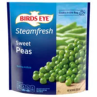 Birds Eye Steamfresh Sweet Peas Frozen Vegetables, 10 Ounce