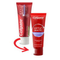 Colgate Optic White Advanced Whitening Toothpaste, 3.2 Ounce