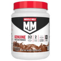 Muscle Milk Genuine Chocolate Protein Powder, 30.9 Ounce