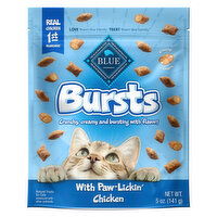 Blue Buffalo Blue Bursts Treats for Cats, with Paw-Lickin Chicken, 5 Ounce