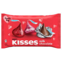 Hershey's Kisses Milk Chocolate, Family Bag, 17 Ounce