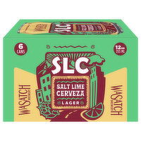 Wasatch Beer, Lager, Salt Lime Cerveza, 6 Each