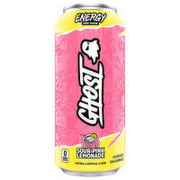 Ghost Zero Sugar Sour Pink Lemonade Energy Drink, 16 Fluid ounce