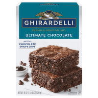 GHIRARDELLI Ultimate Chocolate Premium Brownie Mix, 19 Ounce