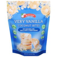 Jennies Coconut Bites, Very Vanilla, 5.25 Ounce