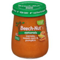 Beech-Nut Naturals Stage 2 (6+ months) Carrots Sweet Corn & Pumpkin, 4 Ounce