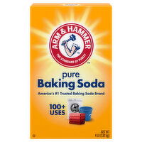 Arm & Hammer White Pure Baking Soda, 4 Pound