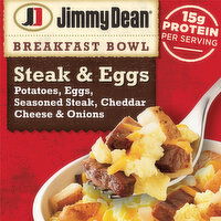 Jimmy Dean Breakfast Bowl, Steak, Frozen, 7 Ounce