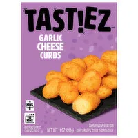 Tastiez Cheese Curds, Breaded, Garlic, 11 Ounce