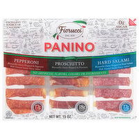 Fiorucci Panino Antipasti, Pepperoni, Prosciutto, Hard Salami, 15 Ounce