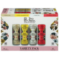 Two Chicks Vodka, Sparkling Cocktails, Variety Pack, 8 Each