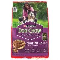 Dog Chow Dog Food, Lamb Flavor, Complete Adult, Smart Value, 18.5 Pound