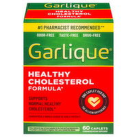 Garlique Caplets Healthy Cholesterol Formula, 60 Each