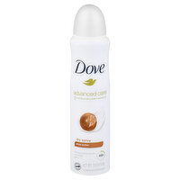 Dove Advanced Care Deodorant, Antiperspirant, Shea Butter, Dry Spray, 3.8 Ounce