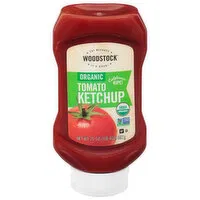 Woodstock Ketchup, Organic, Tomato, 20 Ounce