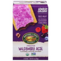 Nature's Path Organic Toaster Pastries, Wildberry Acai, Frosted, 6 Each