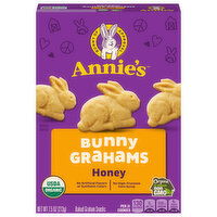 Annie's Baked Graham Snacks, Bunny Grahams, Honey, 7.5 Ounce