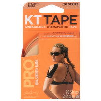 KT Tape Pro Therapeutic Tape, Stealth Beige, 20 Each