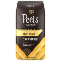 Peet's Coffee Bright Collection Coffee, Ground, Light Roast, Sun Catcher, 10.5 Ounce