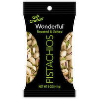 Wonderful Roasted & Salted Pistachios, 5 Ounce