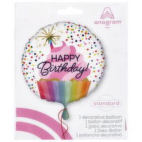 Anagram Standard Birthday 17 in Decorative Balloon, 1 Each